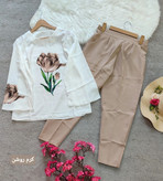 خرید اینترنتی بهترین مدلست شومیز و شلوار طرح گل