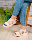 خرید و مشاهده قیمت صندل تابستانی زنانه کد ۱۲۸