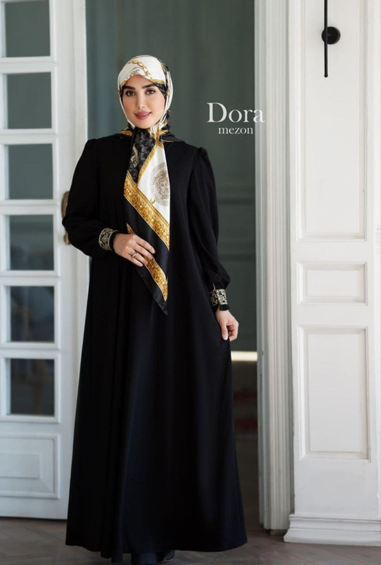 خرید و سفارش اینترنتی مانتو عبا مدل نورا کد 99894