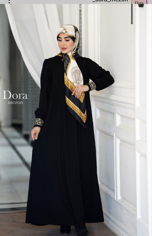 مشاهده قیمت و خرید اینترنتی مانتو عبا مدل نورا کد 99894