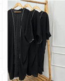 سفارش اینترنتی و آنلاین مانتو عبایی مدل سارا کد 99889