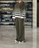 جنس و کیفیت ست بافت راه راه زنانه