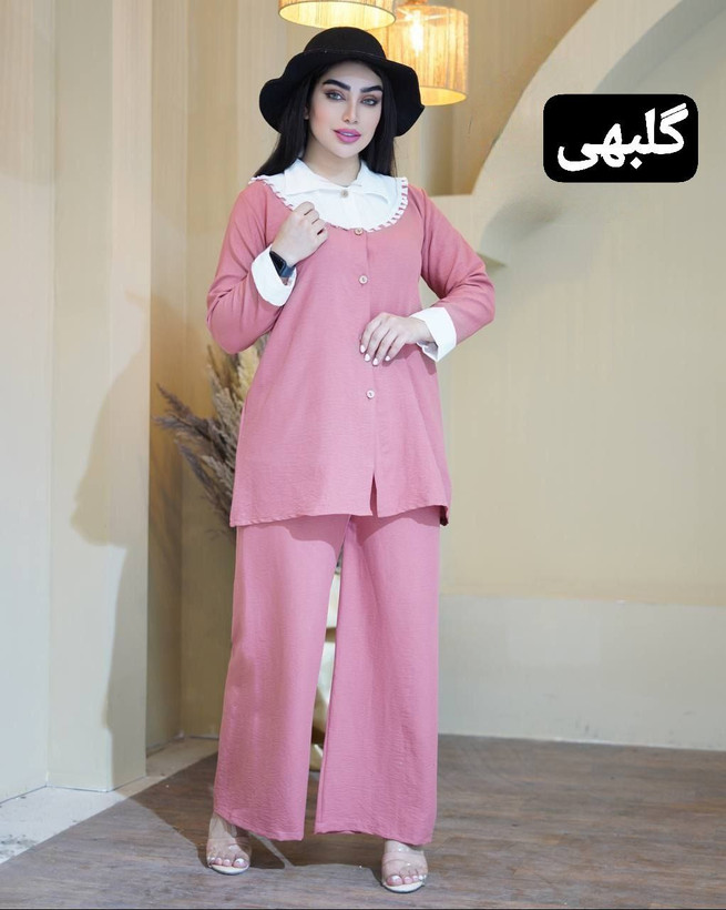 قیمت ست تونیک شلوار یقه رومی