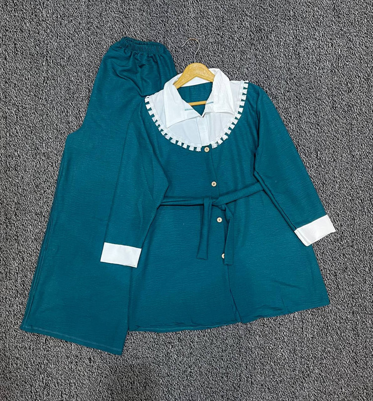 خرید اینترنتی ست تونیک شلوار یقه رومی