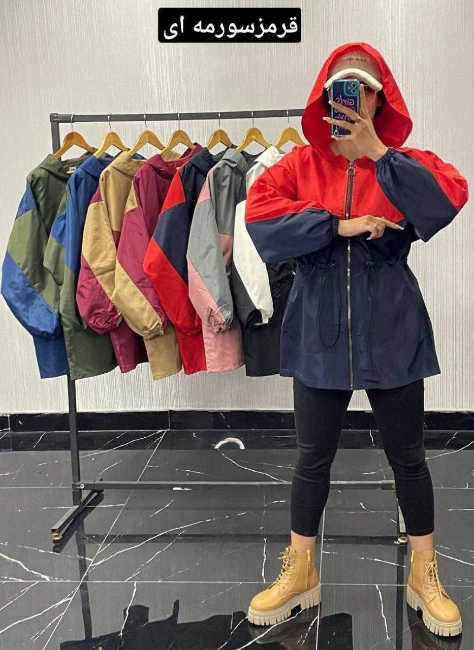 قیمت و خرید اینترنتی کاپشن بارونی دو رنگ کد ۱۳۱۳