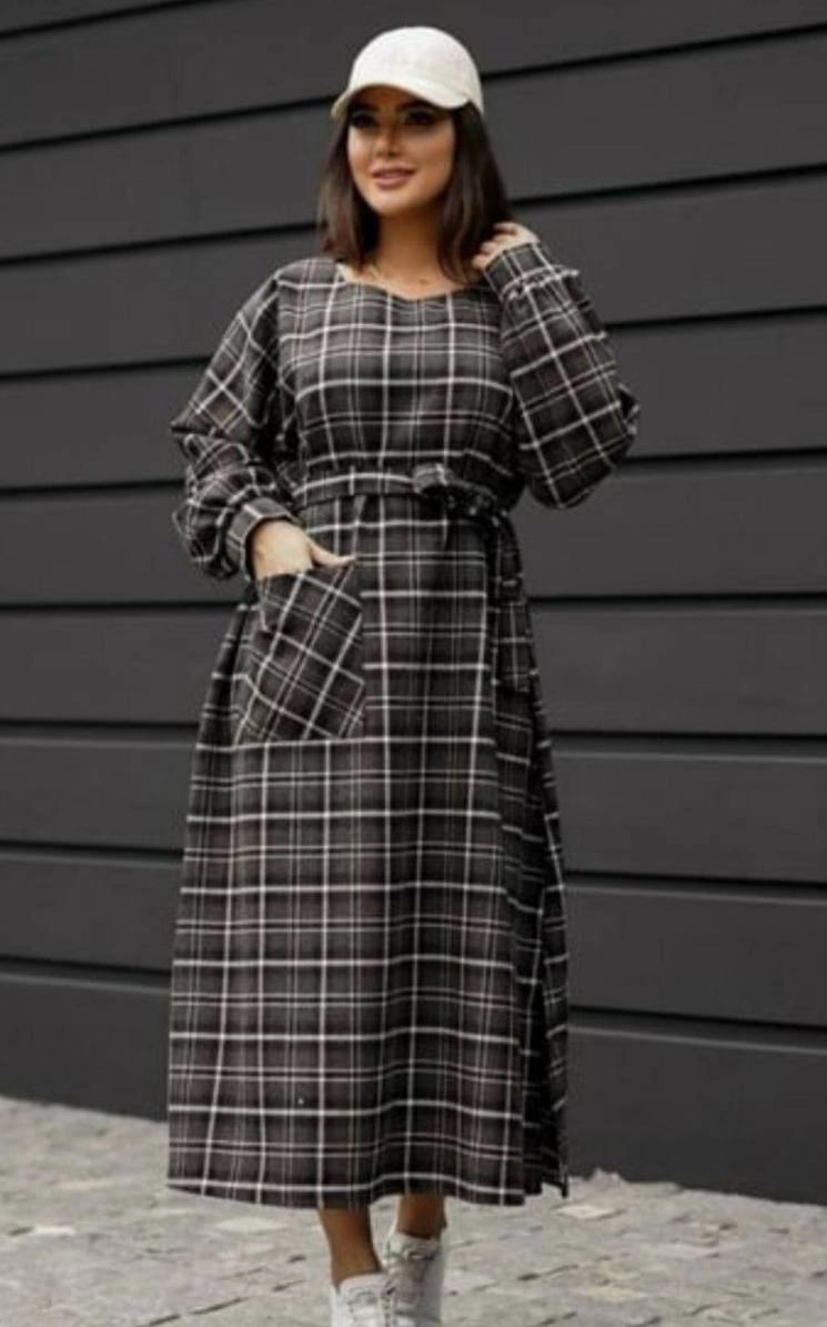 سفارش آنلاین پیراهن چهارخانه زنانه