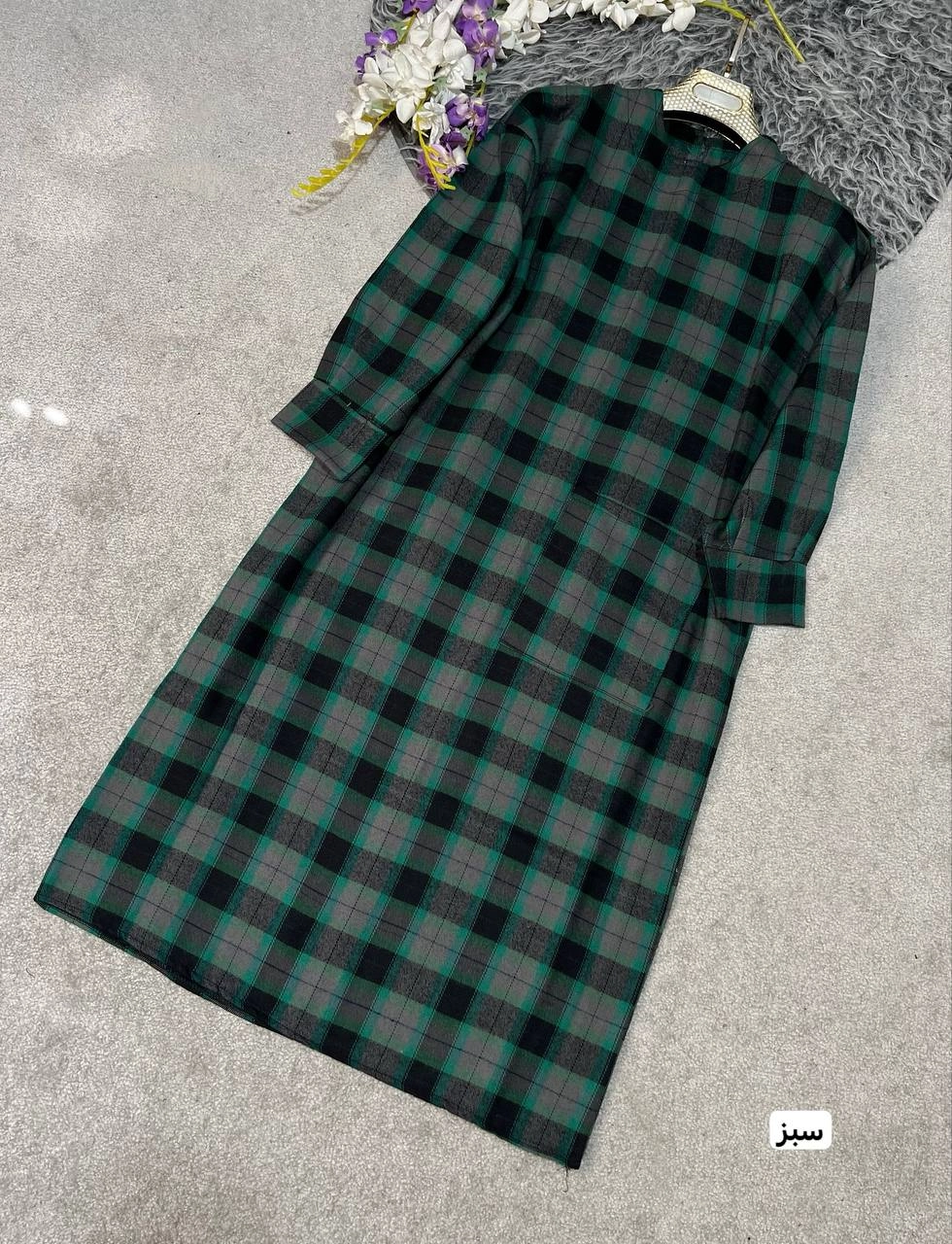 سفارش اینترنتی پیراهن چهارخانه زنانه