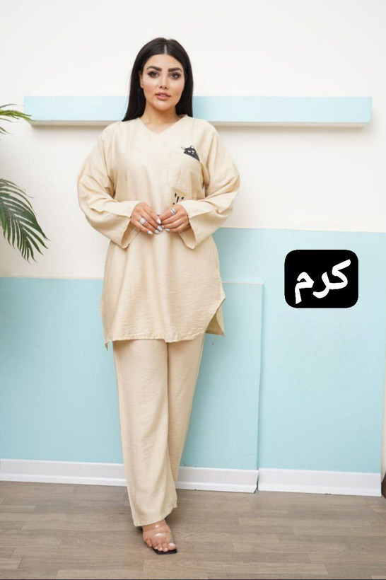 سفارش اینترنتی و آنلاین ست تونیک شلوار گربه