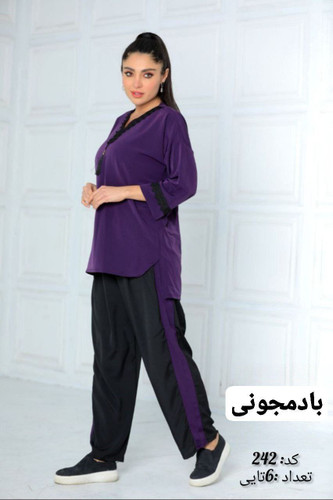 قیمت و خرید ست تونیک شلوار یقه سنتی 2 کد 9604