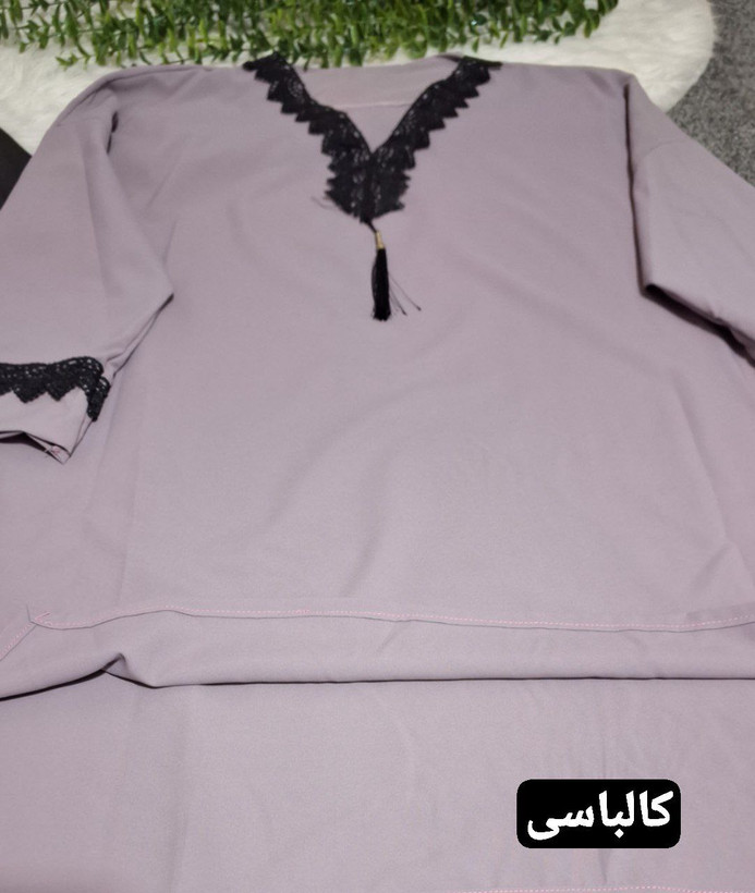 قیمت و مشخصات ست تونیک شلوار یقه سنتی 2 کد 9604