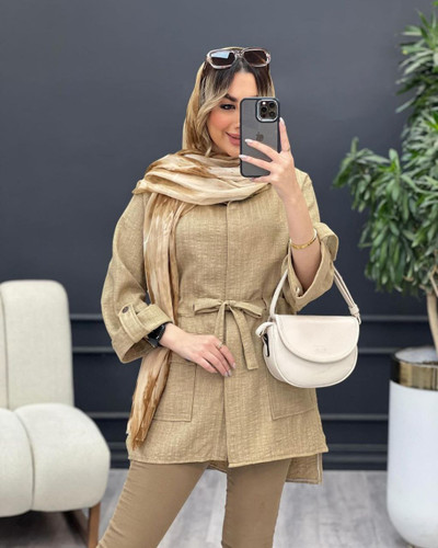 خرید ترندترین مانتو مزونی سارین کد 7581