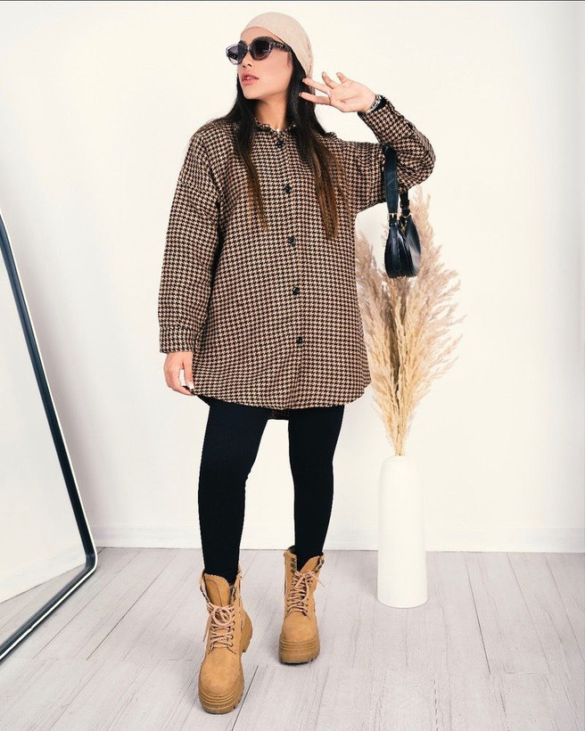 خرید اینترنتی مانتو پیچازی النا کد 8866