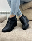 خرید اینترنتی و آنلاین نیم بوت یقه دار زنانه کد ۱۶۳۸