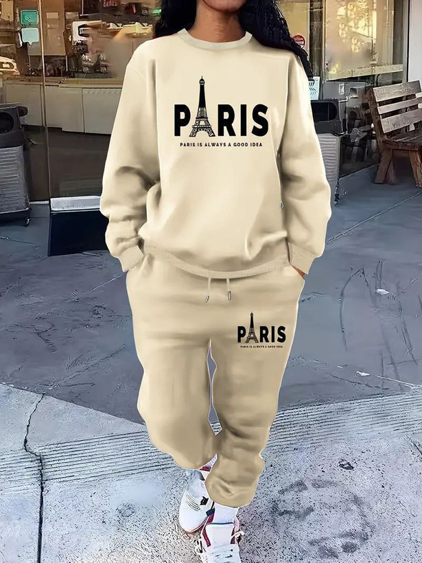 قیمت و سفارش اینترنتی بلوز شلوار پاییزه پاریس کد 7829