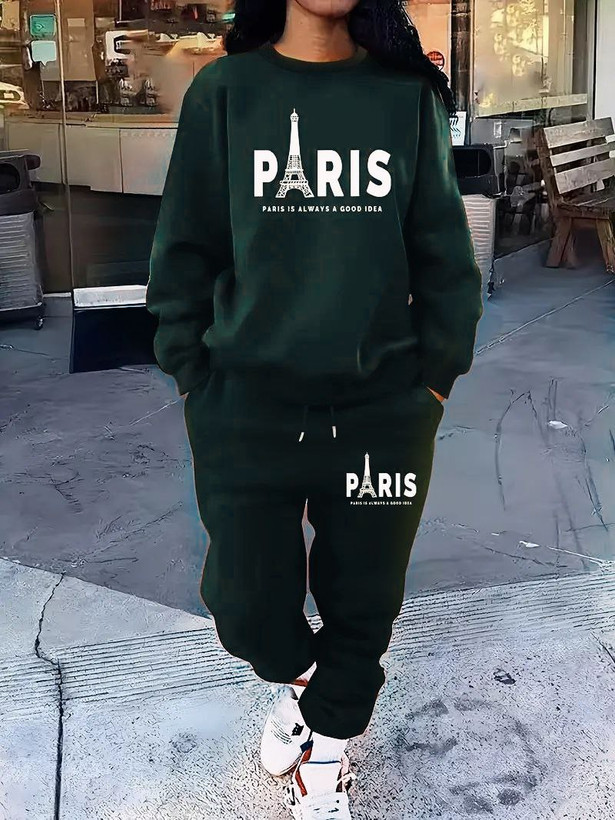 قیمت خرید اینترنتی بلوز شلوار پاییزه پاریس کد 7829