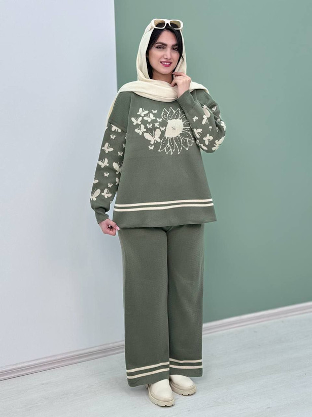 قیمت و سفارش اینترنتی ست بافت پروانه کد 3222