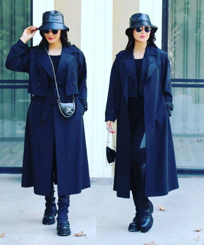 سفارش و خرید اینترنتی بارونی دو تیکه تاجی کد 2995