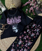 قیمت و سفارش اینترنتی ست کراپ و شلوار animal کد 76305