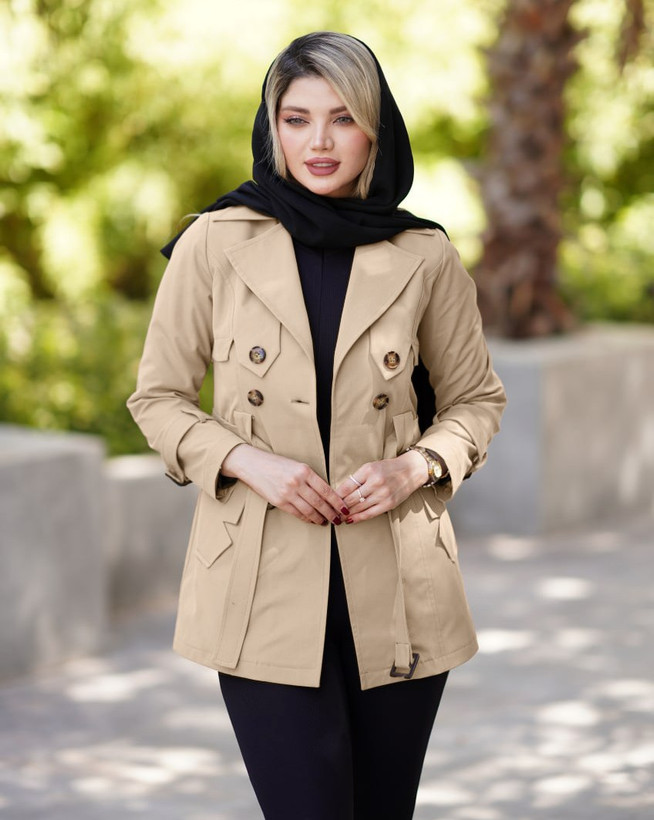 خرید اینترنتی و آنلاین مانتو آستر طرح دار مدل ماندانا کد 1195