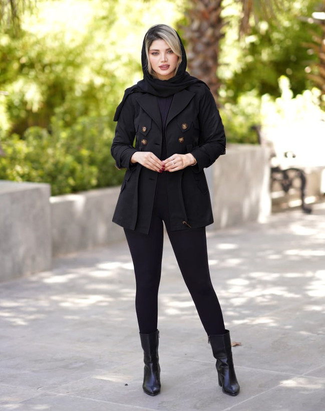 قیمت و سفارش اینترنتی مانتو آستر طرح دار مدل ماندانا کد 1195