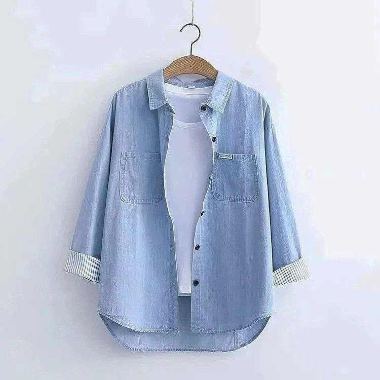 سفارش و مشاهده قیمت شومیز مانتویی نلین کد 78006