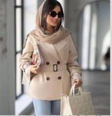 خرید اینترنتی و آنلاین مانتو بارونی مدل کژال کد 99936