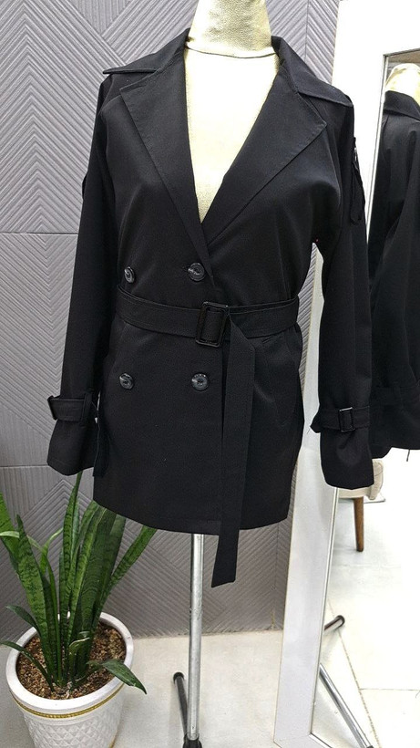 مشاهده قیمت و خرید مانتو بارونی مدل کژال کد 99936