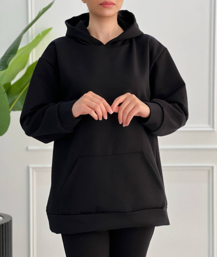 مشاهده قیمت و خرید اینترنتی هودی ساده زنانه کد ۱۸۰۸