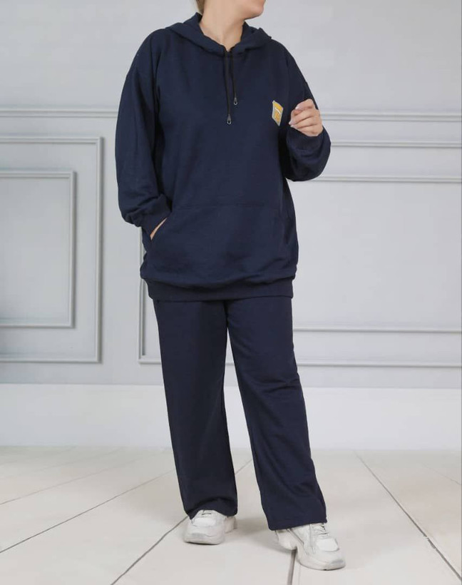 سفارش اینترنتی و آنلاین ست هودی شلوار دورس پروانه کد 42848