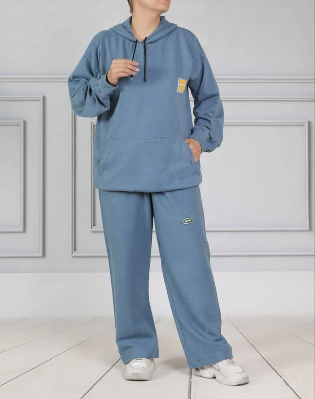 سفارش ست هودی شلوار دورس پروانه کد 42848