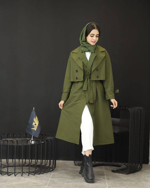 خرید و مشاهده قیمت سارافون کت بارانی مهوا کد 9397