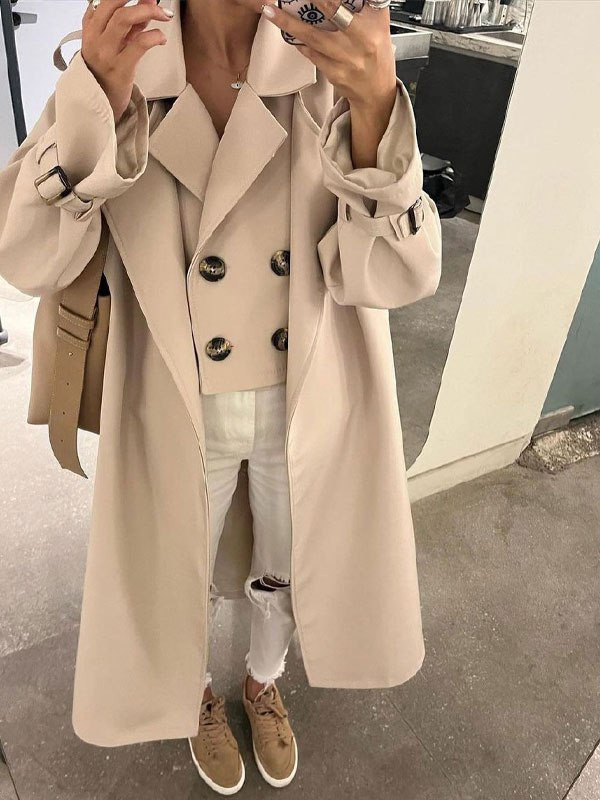 مشاهده قیمت و سفارش اینترنتی سارافون کت بارانی مهوا کد 9397