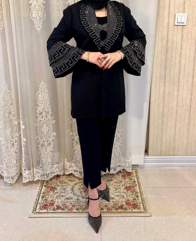 قیمت و خرید کت مجلسی آستین کلوش یلدا کد 78328