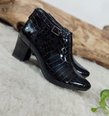 قیمت ست نیم بوت و کیف ورنی نیم بوت مدل ورنی سنگی کد 99945