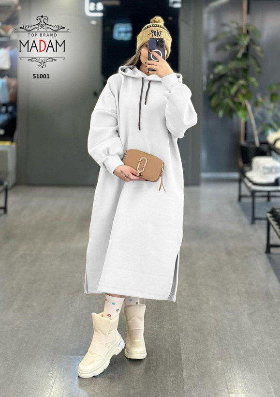 سفارش و مشاهده قیمت هودی لانگ کلاهدار کد 42871