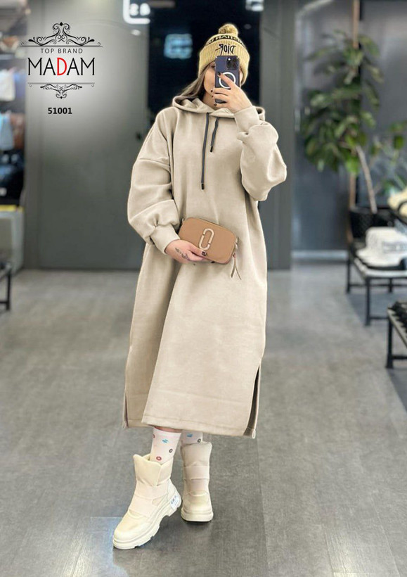 قیمت و خرید اینترنتی هودی لانگ کلاهدار کد 42871