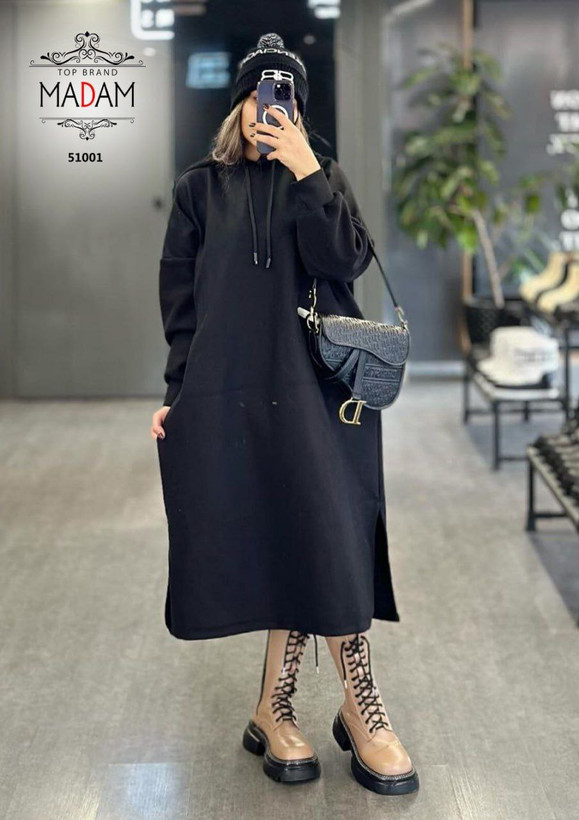 قیمت خرید اینترنتی هودی لانگ کلاهدار کد 42871