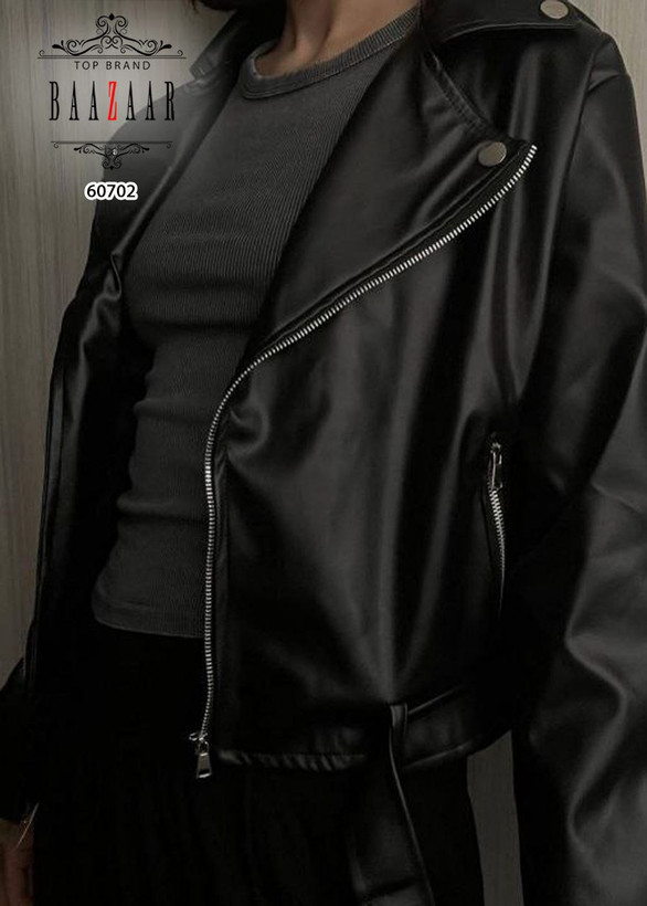 سفارش و خرید اینترنتی کاپشن چرم زنانه طرح زارا کد 60702