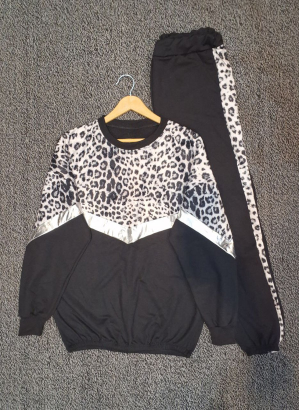 سفارش و خرید اینترنتی بلوز شلوار کیمونو پلنگی کد 6810