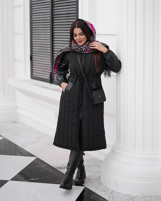 قیمت و خرید اینترنتی کاپشن کلاهدار پافرشو کد ۲۰۷۸