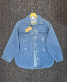 خرید و مشاهده قیمت شومیز جلو دکمه جین کد 9414