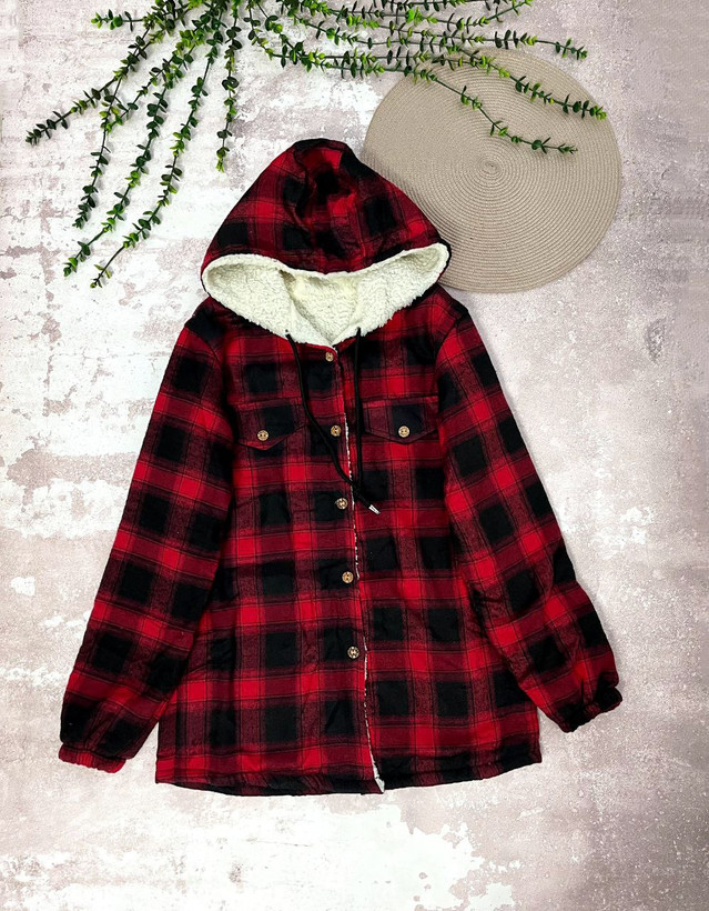 خرید و مشاهده قیمت کاپشن چهارخونه زنانه کد 1631