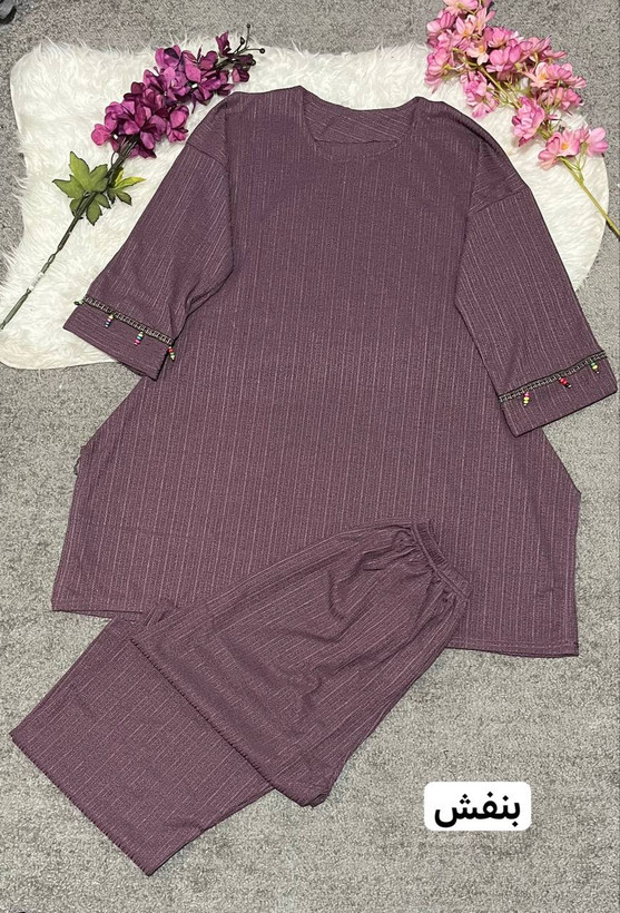 مشاهده قیمت و خرید اینترنتی تونیک شلوار آستین منگوله کد 1528