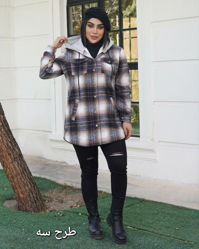 سفارش و خرید اینترنتی دورس کلاهدار پشمی کد 79823