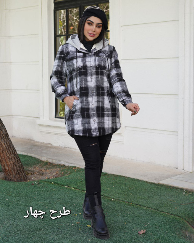 سفارش و مشاهده قیمت دورس کلاهدار پشمی کد 79823