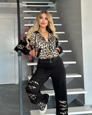 سفارش و مشاهده قیمت ست پلنگی ترک زاپدار کد ۲۲۱۲