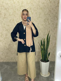 خرید اینترنتی و آنلاین ست مانتو کتی و شلوار فروزان کد 44663