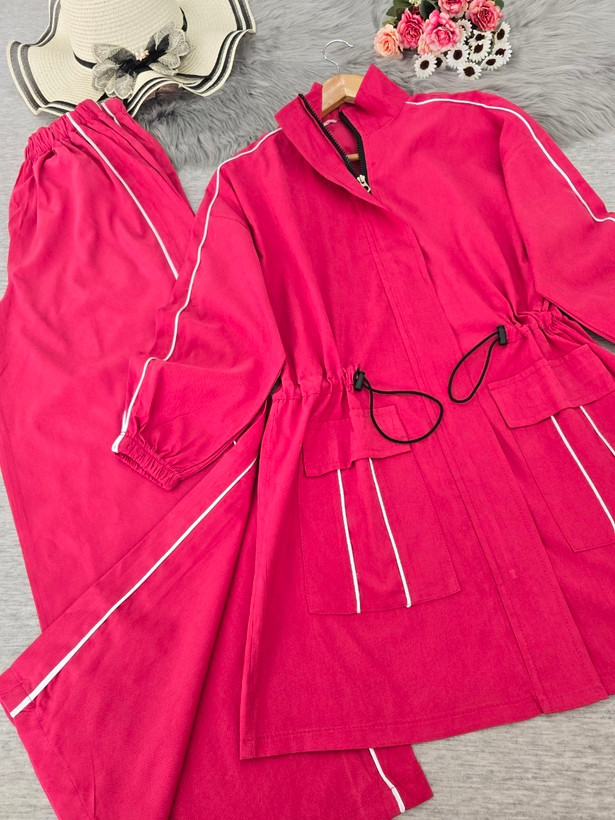 سفارش و خرید اینترنتی مانتو و شلوار مغزی دوزی شده کد 52376