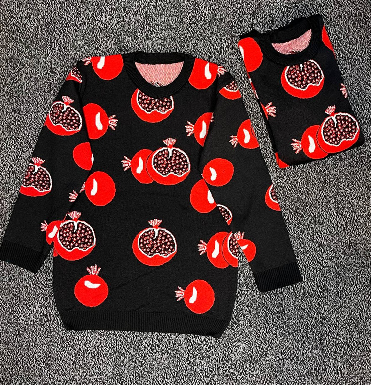 خرید و مشاهده قیمت بلوز بافت یلدایی انار کد 9123