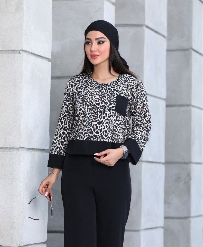 خرید و مشاهده قیمت دو تیکه بلوز شلوار طرح سمیرا کد 73907